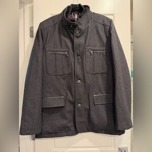 Cole Haan Wool Blend Mens Jacket Size XL Professional Car Coat Heavy Weight